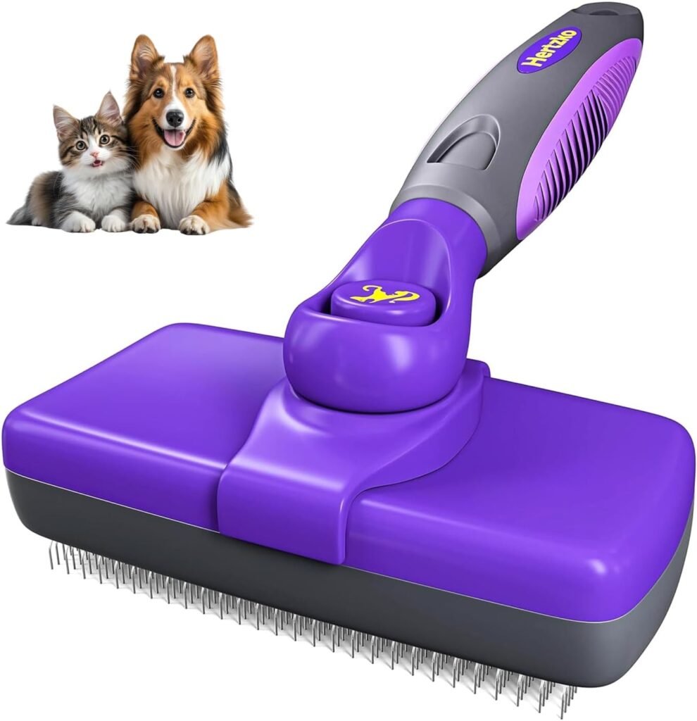 Hertzko Self Cleaning Slicker Brush for ragdoll cats