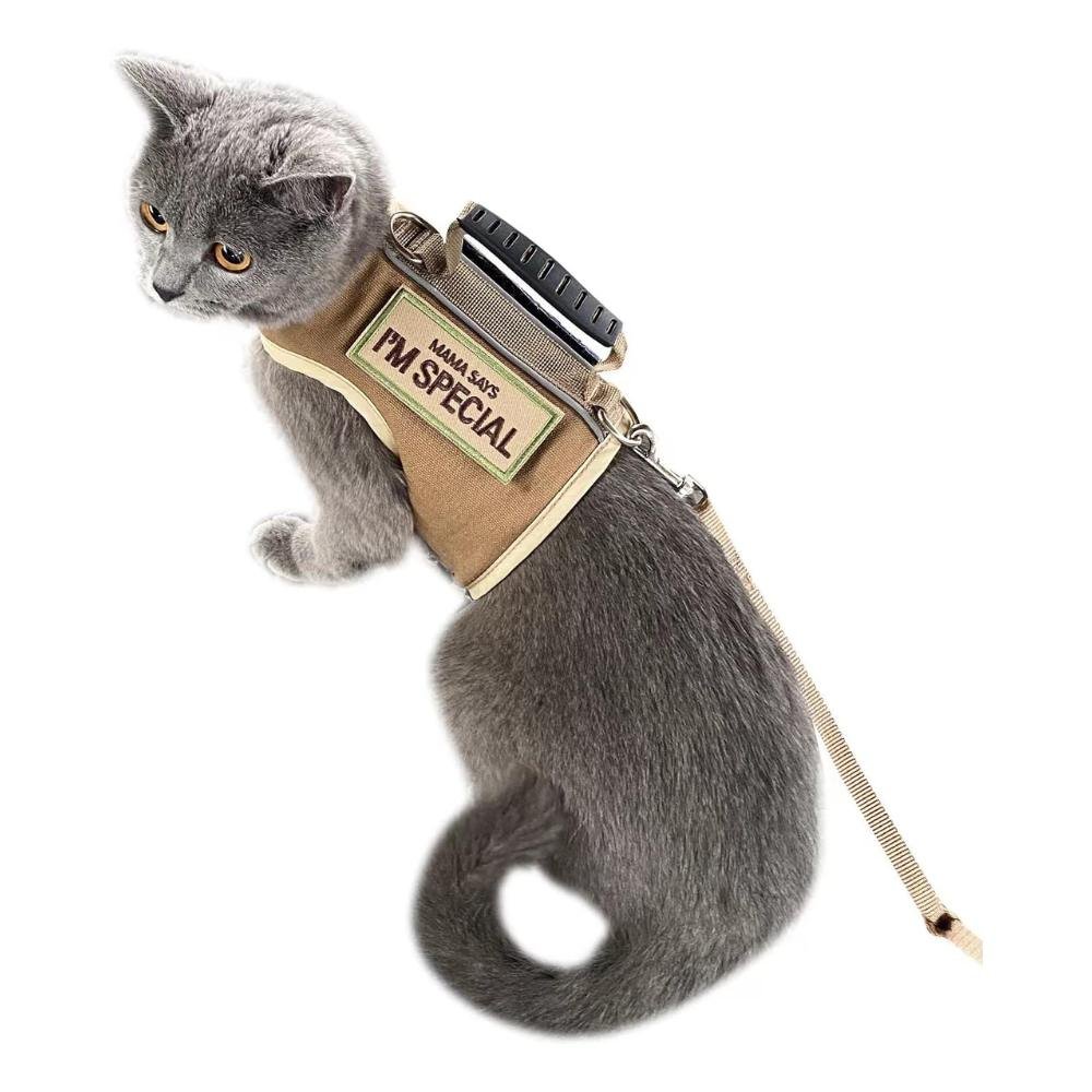 Tactical Cat Harness and Leash For Ragdolls
