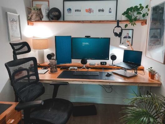 Elevate Your Workspace with Stylish Office Wallpaper