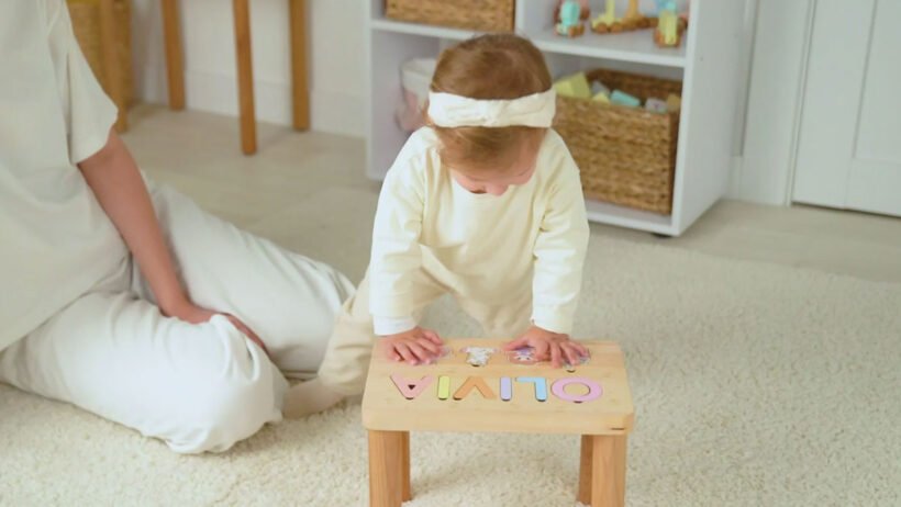 Personalized Kids’ Puzzle Chair