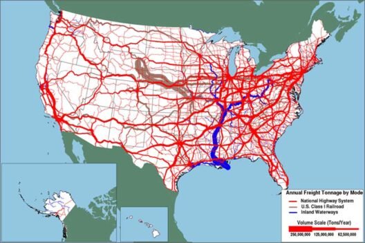 Mapping the Flow - The 10 Busiest Freight States in America
